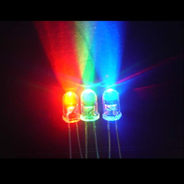 PACK DE 10 diodo suelto LED suelta COLORES DISPONILES AZUL BLANCA AMARILLA ROJA VERDE 3mm 5v 20mA